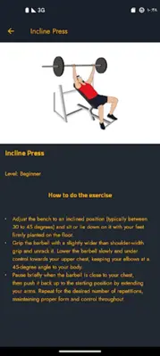 GYM Workout Plan - FitWeek android App screenshot 1