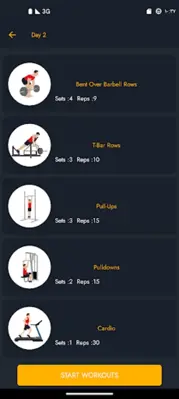 GYM Workout Plan - FitWeek android App screenshot 3