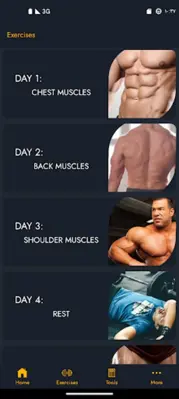 GYM Workout Plan - FitWeek android App screenshot 4